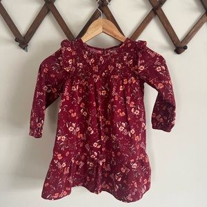 Girls Red Floral Old Navy Dress